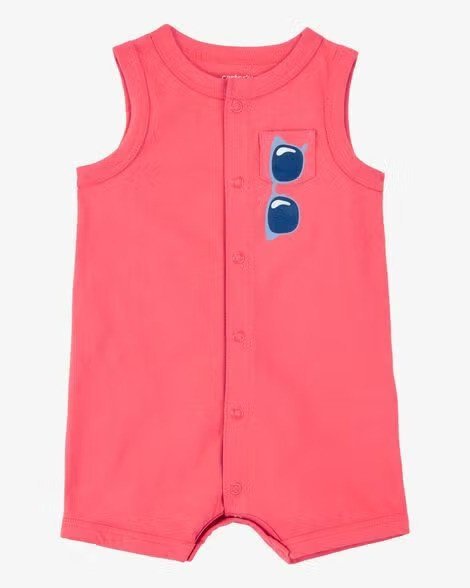 Baby Sunglasses Snap-Up Romper